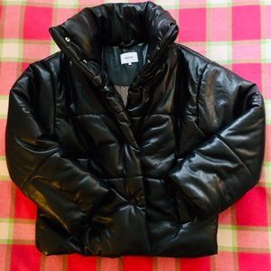 NANUSHKA HIDE VEGAN LEATHER PUFFER SIZE SMALL